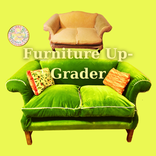 Interior design Children's Packages - Interior Design Furniture Up-cycling Green Velvet Sofa Interior design Children's Packages - Interior Design Furniture Up-cycling Green Velvet Sofa